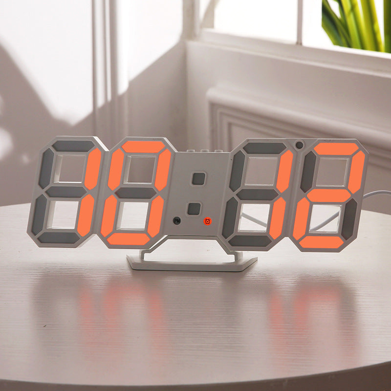 Reloj digital de pared LED 3D | Proyect369