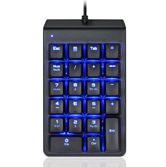 K22 mecánico numeric keypad 22 keys - Black