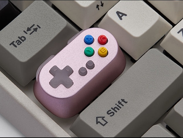Game console handle metal transparent keycap wireless | Proyect369