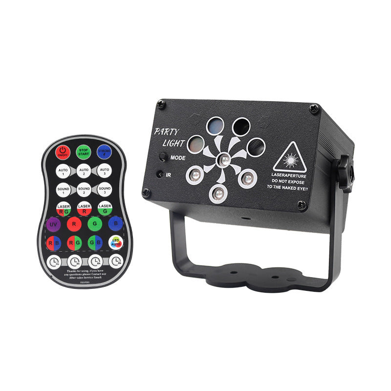 Mini luz láser de 6 agujeros y 8 agujeros | Proyecto369