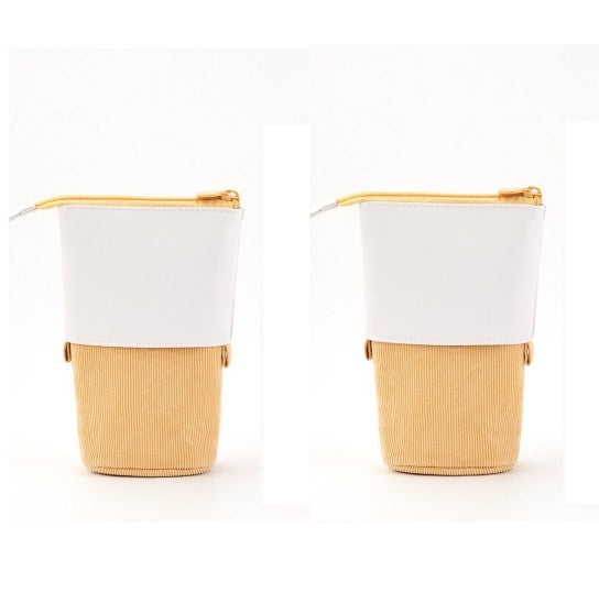 Multifunctional creative corduroy retractable pencil funda | Proyect369