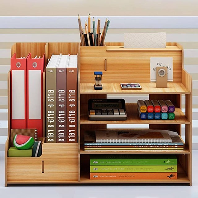 Student dormitory bookshelf stationery storage pumping | Proyect369
