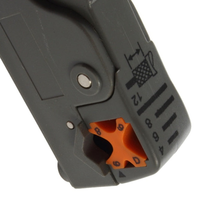 Rotary coax coaxial cable cutter tool stripper | Proyect369