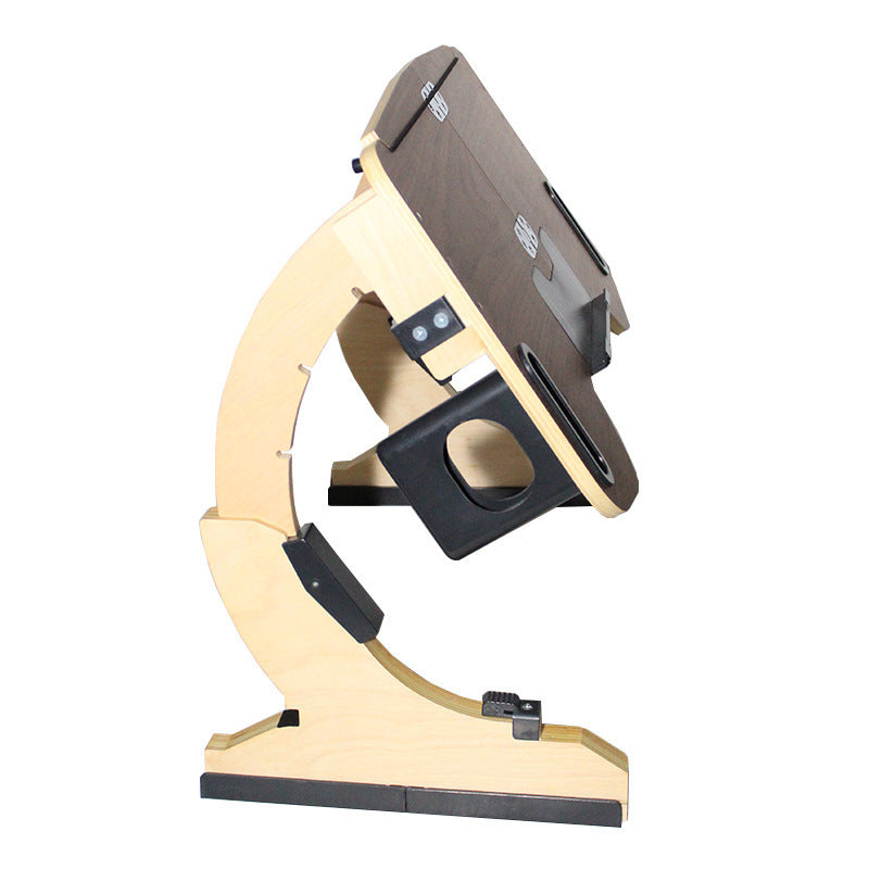 Playing computadora mesa lying on the bed wooden folding | Proyect369