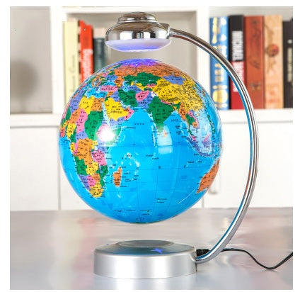 8 inch globe magnetic suspension office decoration company | Proyect369