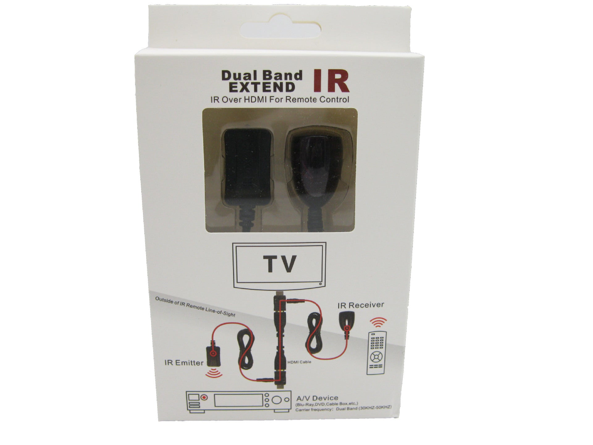 Extensor infrarrojo hdmi 30-60khz con control remoto doble | Proyecto369