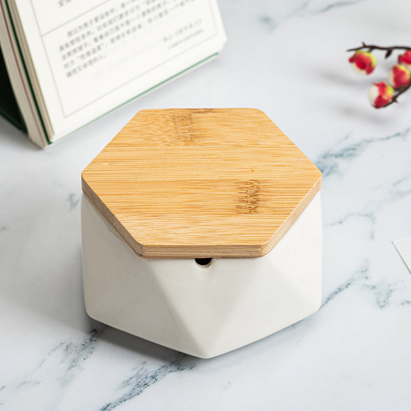 Cenicero de cerámica con tapa, diseño creativo y moderno | Proyect369