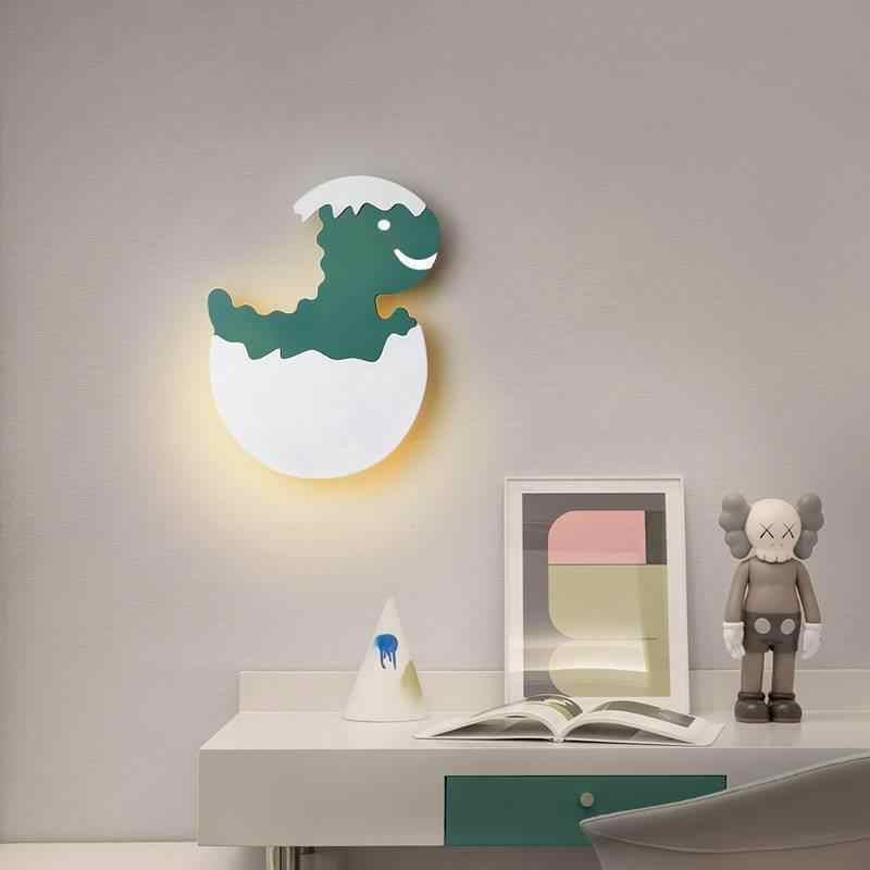 Lámpara de pared infantil con diseño de dinosaurio | Proyect369