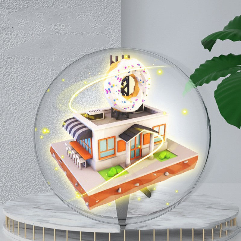 Máquina Publicitaria Holográfica 3D desk – 25 cm, Resolución 1024×224 - US