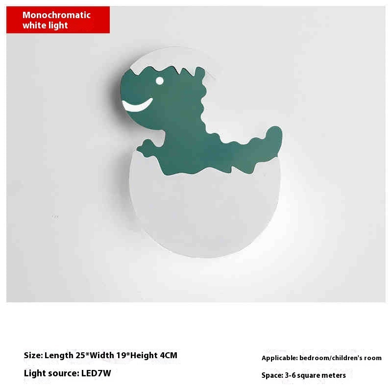 Lámpara de pared infantil con diseño de dinosaurio | Proyect369