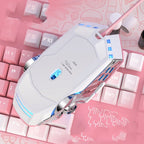 Accesorios de computadora con macros silenciadas para juegos mecánicos | Proyect369