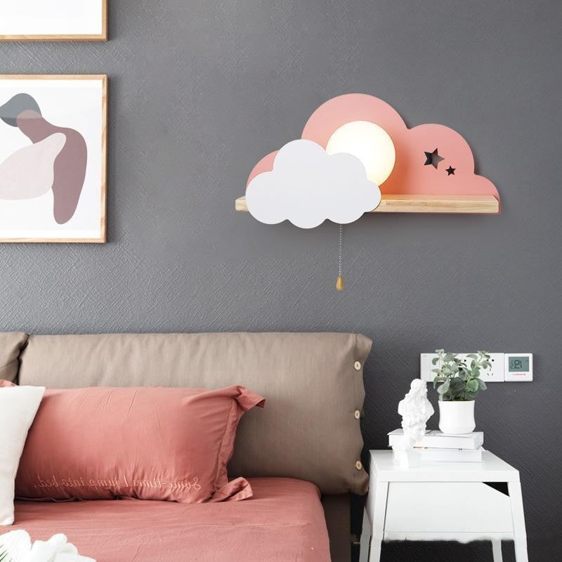Simple Bedside Cloud Decoration Creative Wall Lamp | Proyect369