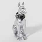 Products hogar animal decoration dog animal living room decoration - Silver