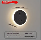 Lámpara de pared LED minimalista moderna para mesita de noche | Proyecto 369