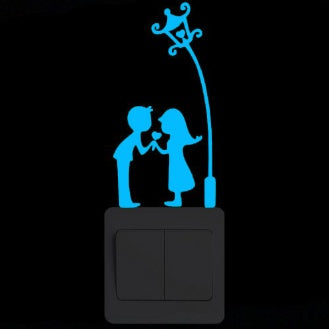 Pegatina luminosa azul para interruptor | Proyect369