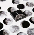 45 piece moon sticker set - default
