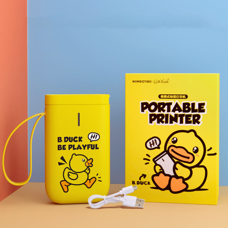 '- Run duck White2sticker