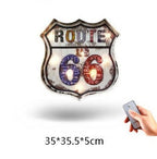 Retro wrought iron remote control LED light | Proyect369