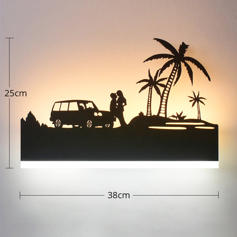 Led acrylic wall lamp | Proyect369