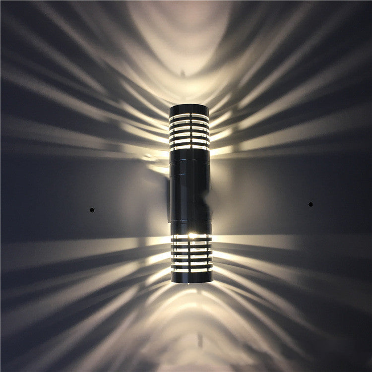 Lámpara de pared creativa de doble cabezal para pasillo y mesita de noche | Proyect369