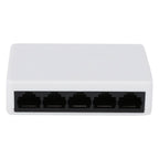 Port 100 mbps ethernet switch, ethernet shunt hub - White