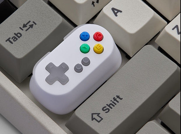 Game console handle metal transparent keycap wireless | Proyect369
