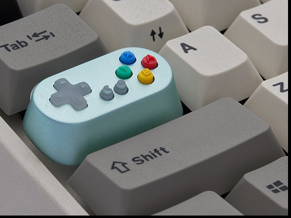 Game console handle metal transparent keycap wireless | Proyect369