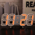 Reloj de pared tridimensional, despertador digital silencioso | Proyect369