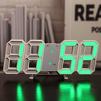 Reloj de pared tridimensional, despertador digital silencioso | Proyect369