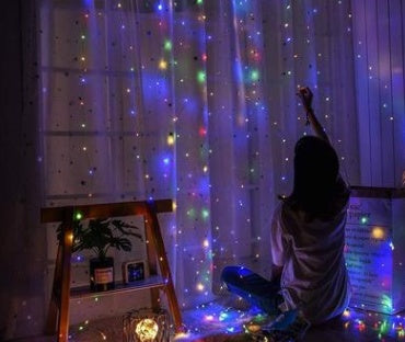 Guirnaldas de luces de pared multicolor | Proyect369