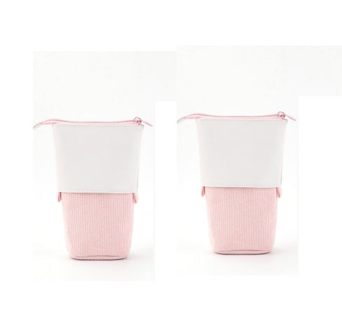 Multifunctional creative corduroy retractable pencil funda | Proyect369
