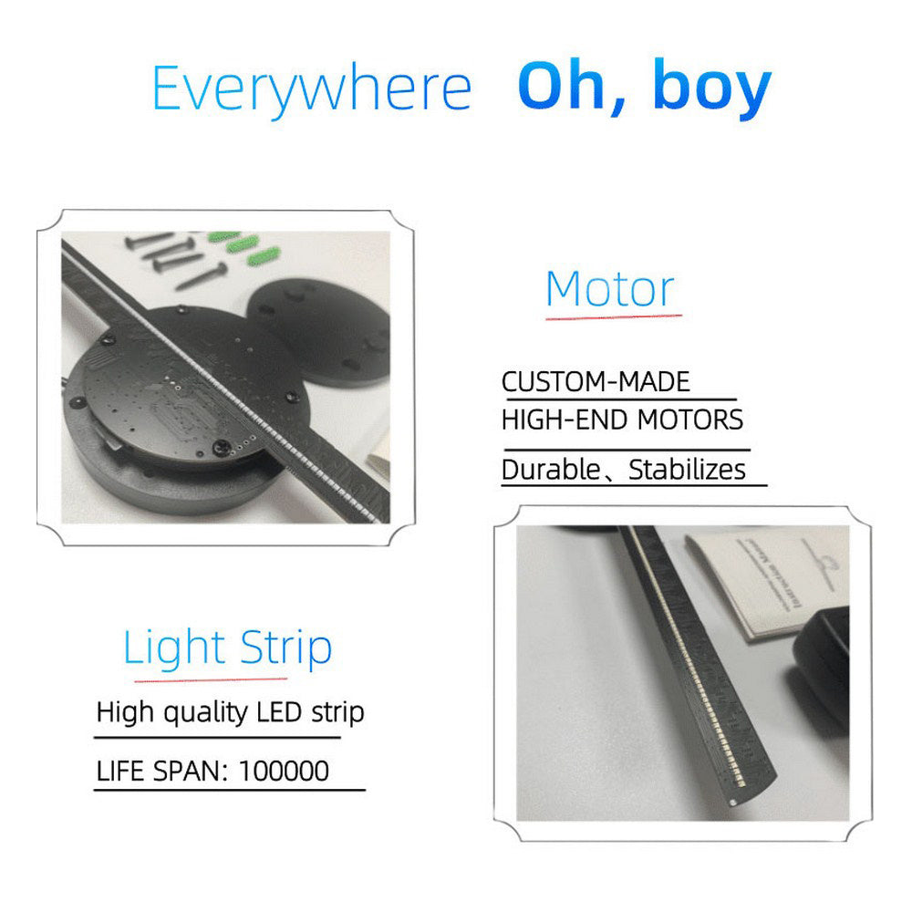 Máquina publicitaria holográfica 3d LED flotante | Proyecto369