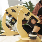 '- Primary color of bamboo 60x31x26cm