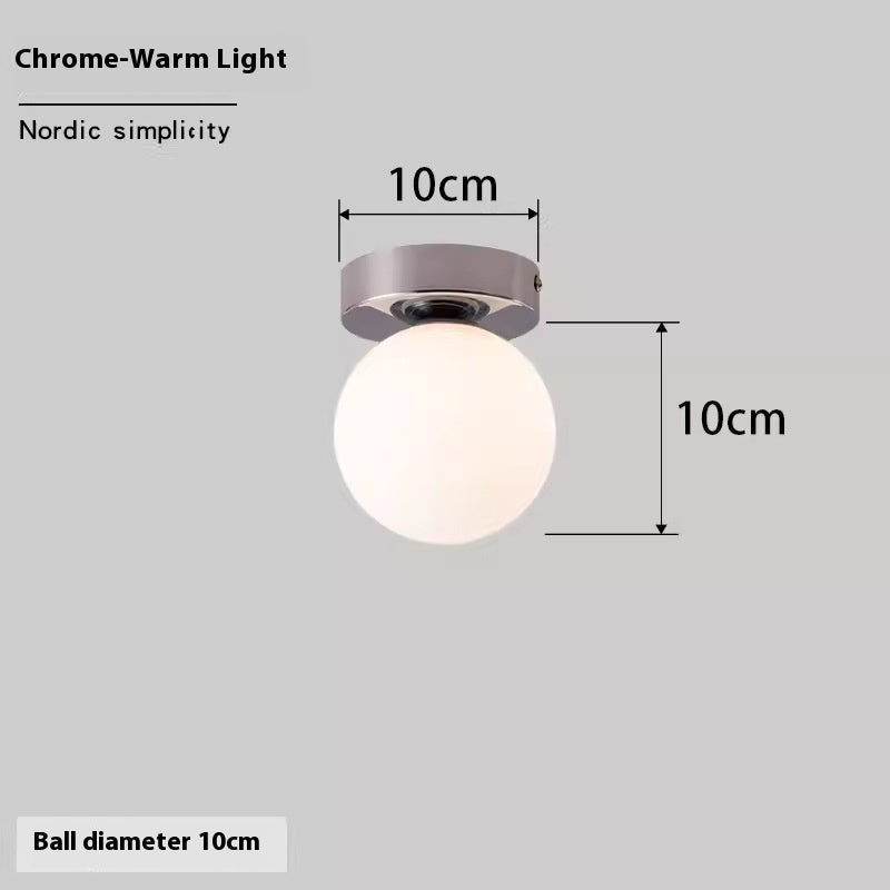 Nordic Simple Round Spherical Wall Lamp | Proyect369