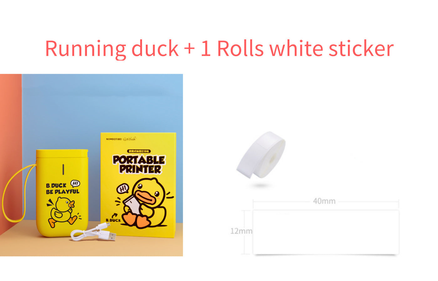 '- Pink x White 3sticker