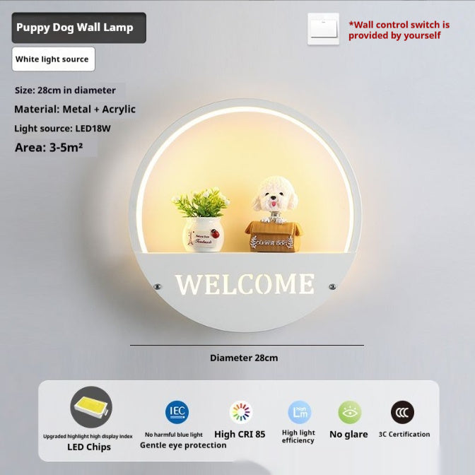 LED Bedside Bedroom Modern Minimalist Creative Wall Light | Proyect369