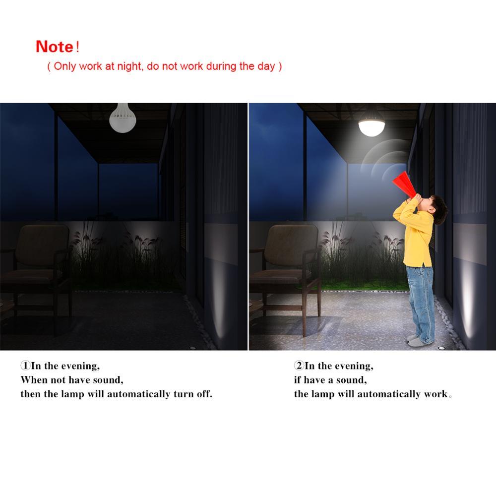 LED sound control light control bulb | Proyect369
