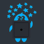 Pegatina luminosa azul para interruptor | Proyect369