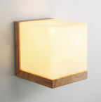 Simple Wooden Wall Lamp Bedroom Bedside Lamp | Proyect369