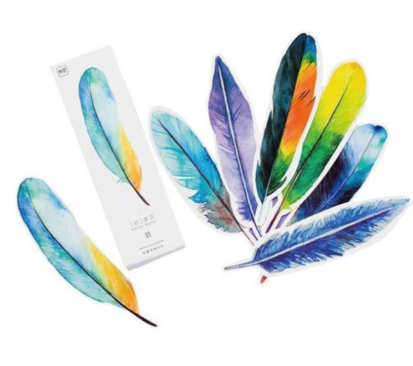 Feather bookmark 30 piece set - default