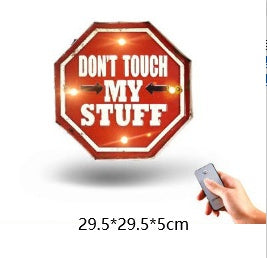 Retro wrought iron remote control LED light | Proyect369