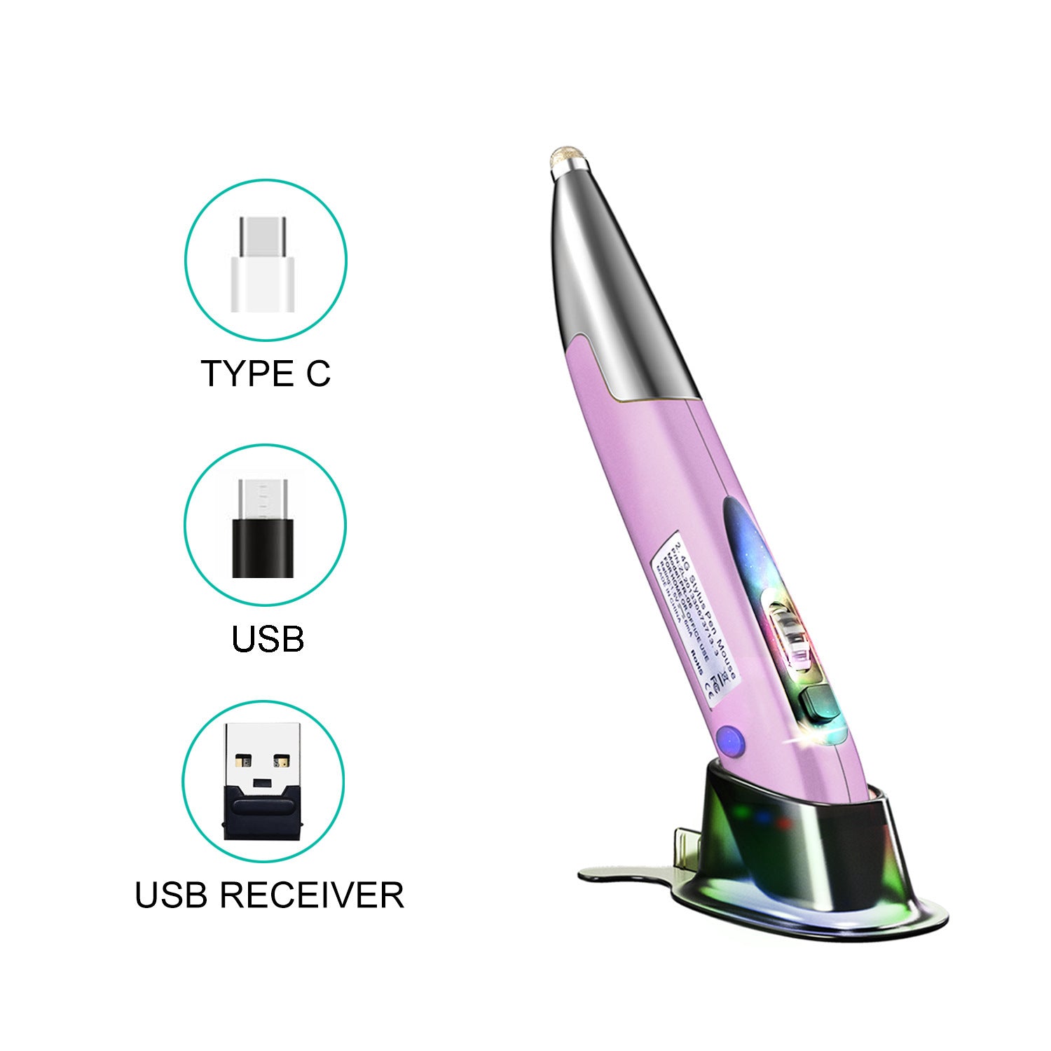 Personalized creative vertical pen mouse | Proyect369