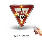 Retro wrought iron remote control LED light | Proyect369