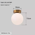 Nordic Simple Round Spherical Wall Lamp | Proyect369
