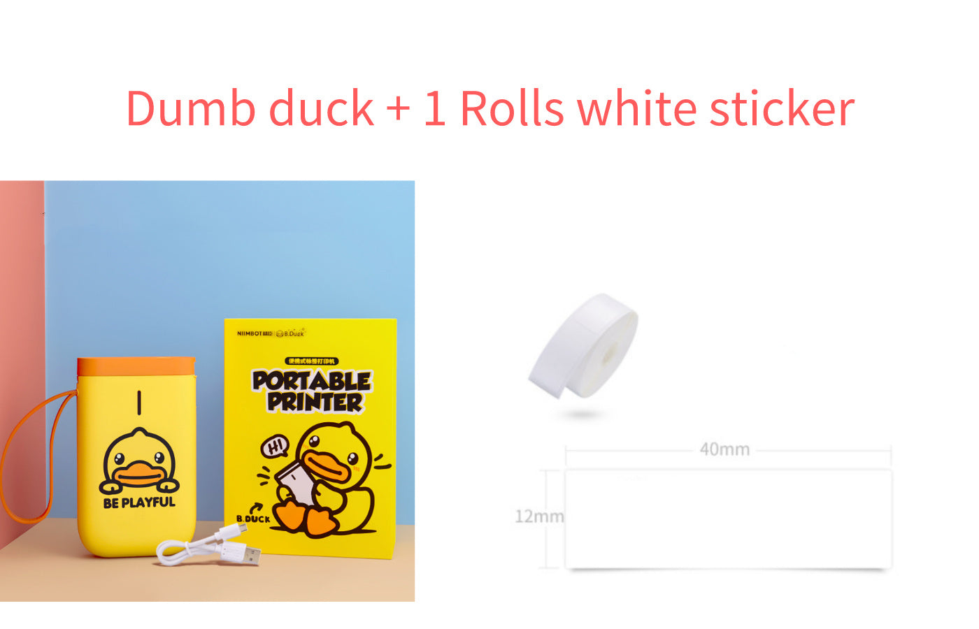 '- White x White 3sticker