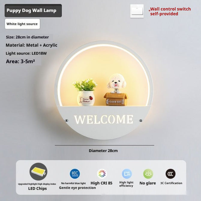 LED Bedside Bedroom Modern Minimalist Creative Wall Light | Proyect369