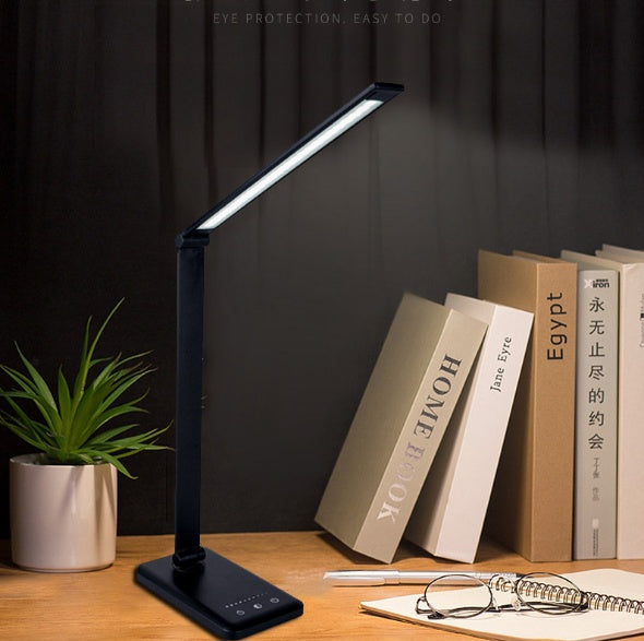 Hot selling charging inalámbrica lamp LED lamp desk con \1 - Silver