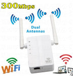Manufacturers direct 300M WiFi signal amplifier, wireless router repeater small steamed bread Repeater - EU
