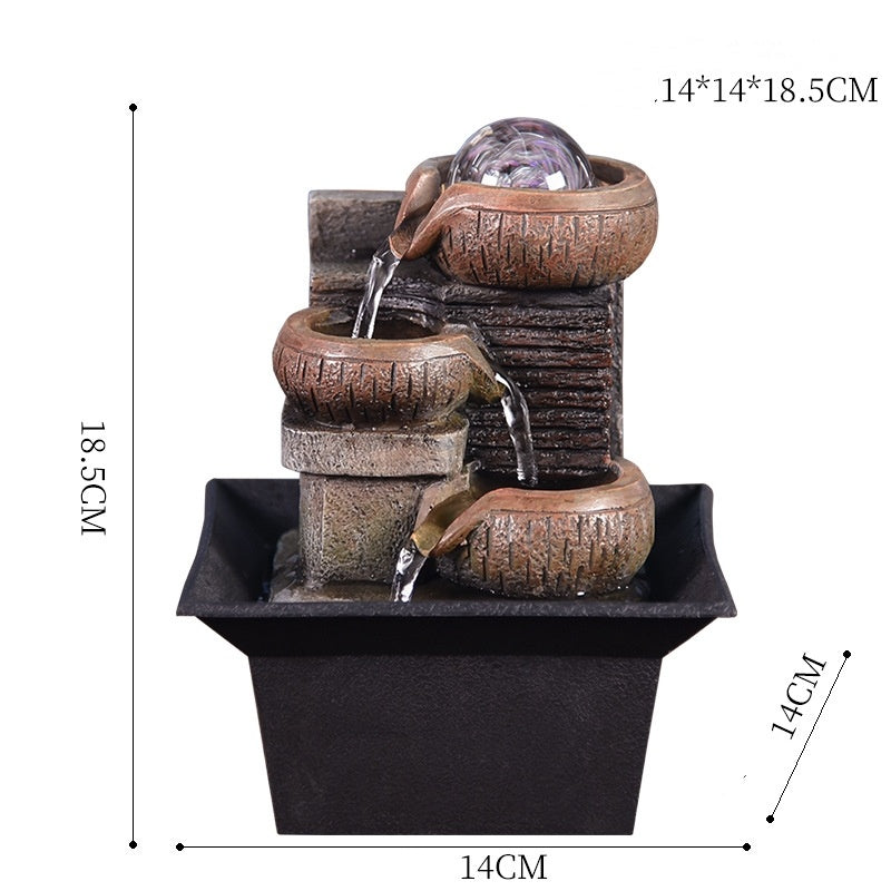 Fuente de sobremesa europea con agua corriente | Proyecto369