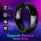 Anillo smart compatible con android- anillo smart monitoreo de salud - Black4 10.